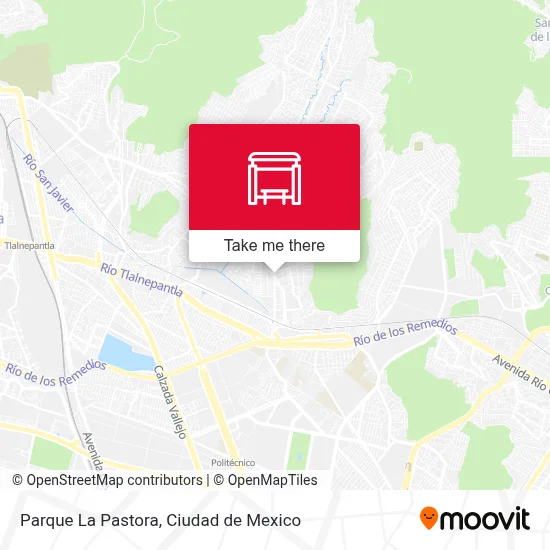 Parque La Pastora map