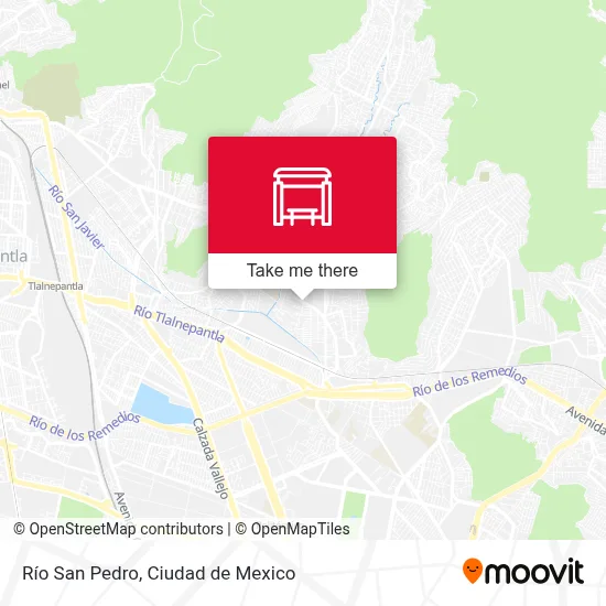 Río San Pedro map
