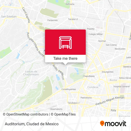 Auditorio map