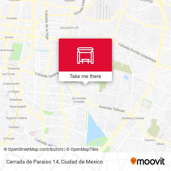 Mapa de Cerrada de Paraiso 14