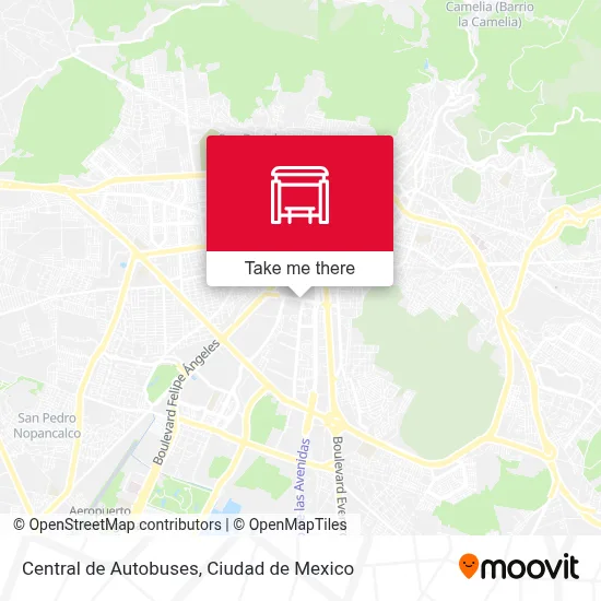 Central de Autobuses map