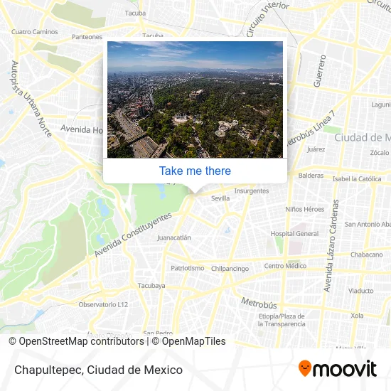 Chapultepec map