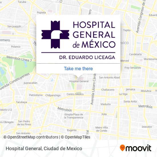 Hospital General map