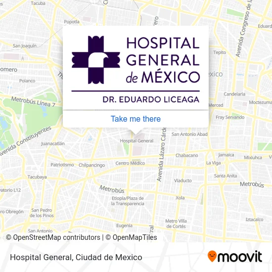 Hospital General map