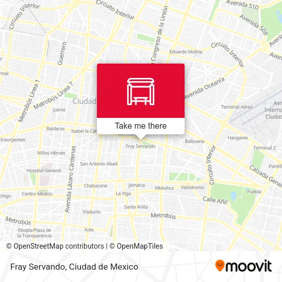 Fray Servando map