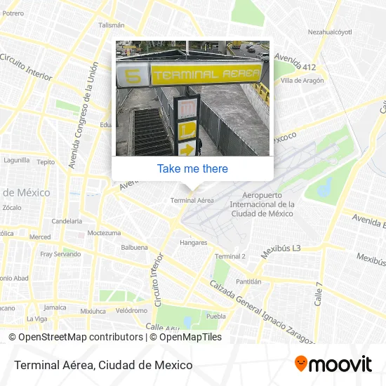 Mapa de Terminal Aérea