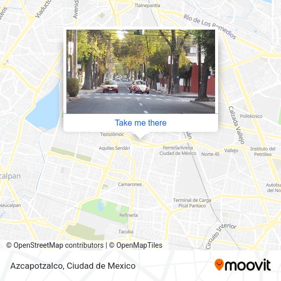 Mapa de Azcapotzalco