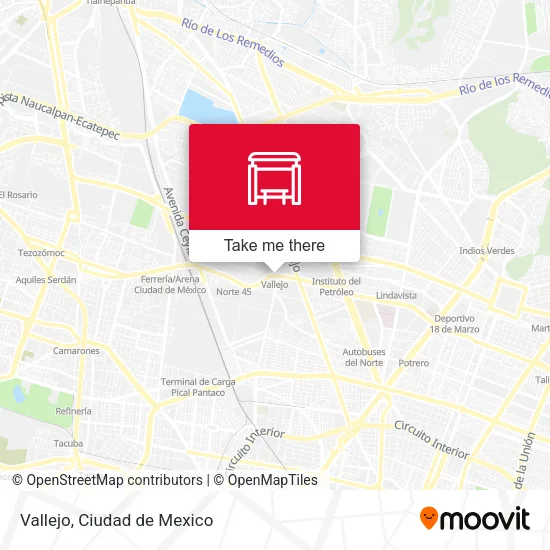 Vallejo map