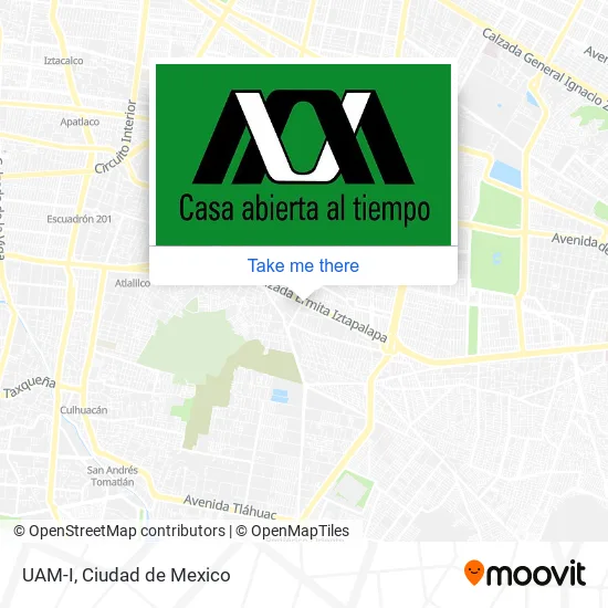 UAM-I map