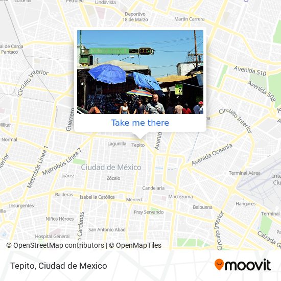 Tepito map