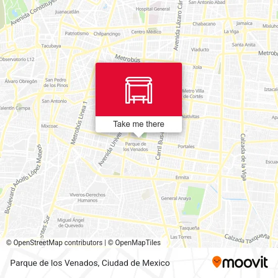 Parque de los Venados map