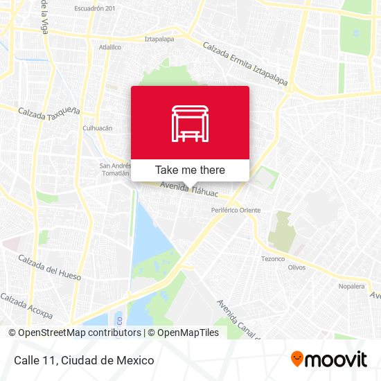 Calle 11 map