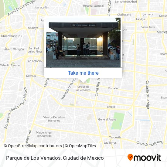 Parque de Los Venados map