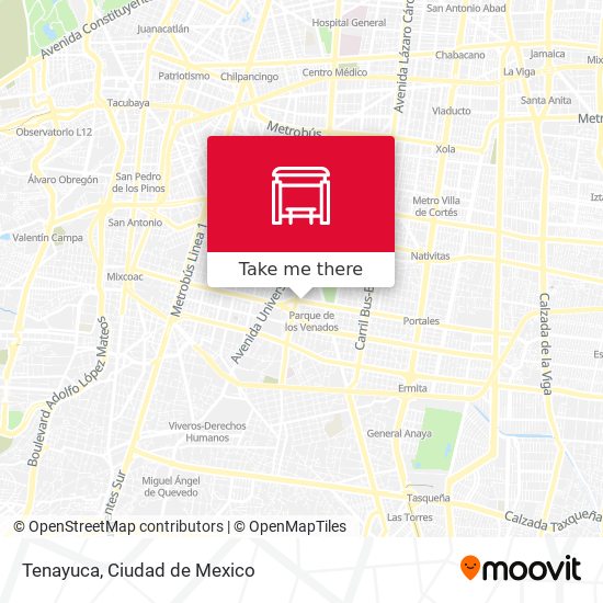 Tenayuca map