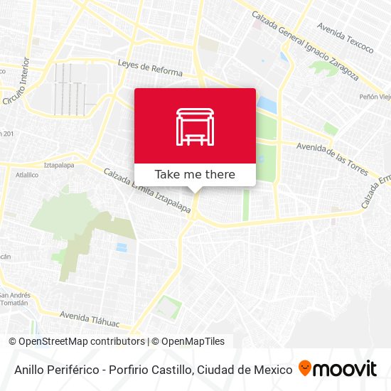 Anillo Periférico - Porfirio Castillo map