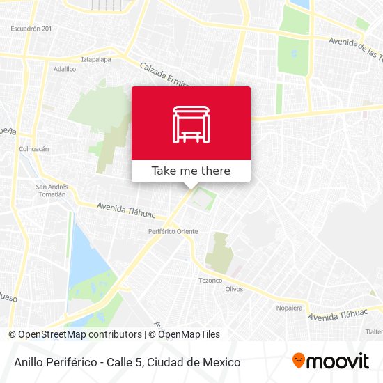 Anillo Periférico -  Calle 5 map