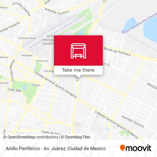 Anillo Periférico - Av. Juárez map