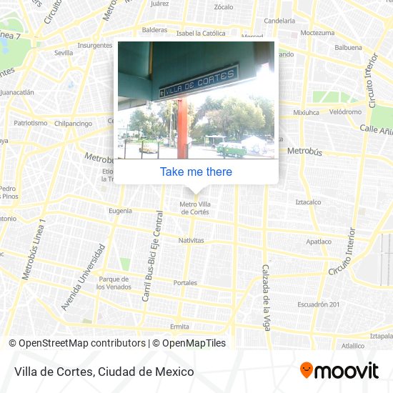 Villa de Cortes map