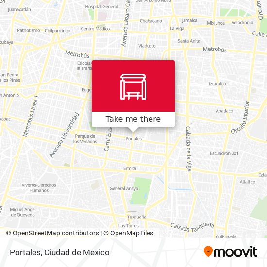 Portales map