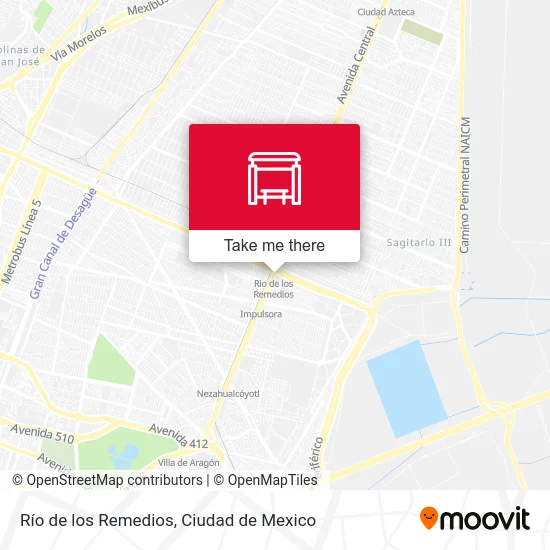 Río de los Remedios map