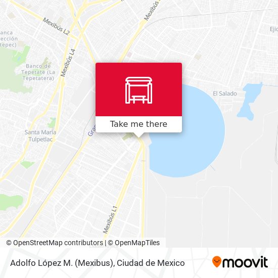 Adolfo López M. (Mexibus) map