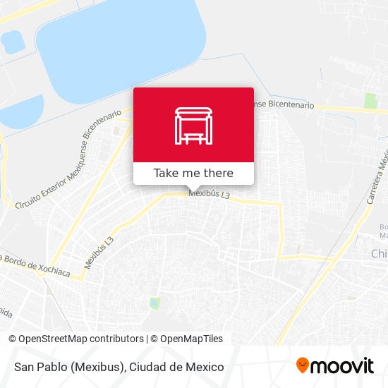 San Pablo (Mexibus) map