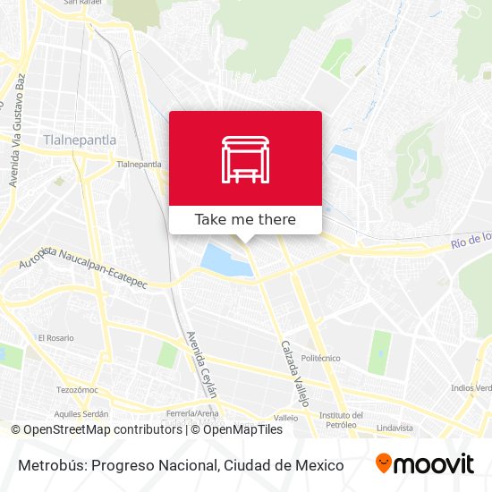 How to get to Metrobús: Progreso Nacional in Tultitlán by Bus, Metro or  Train?