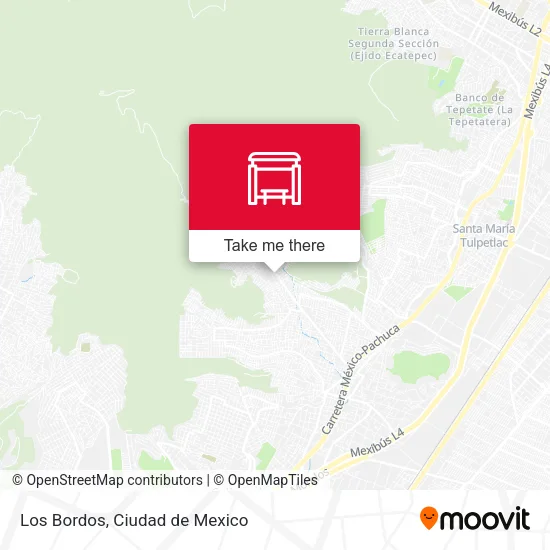 Mapa de Los Bordos