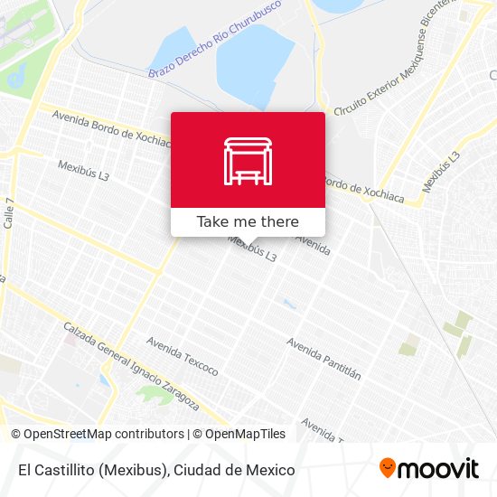 El Castillito (Mexibus) map