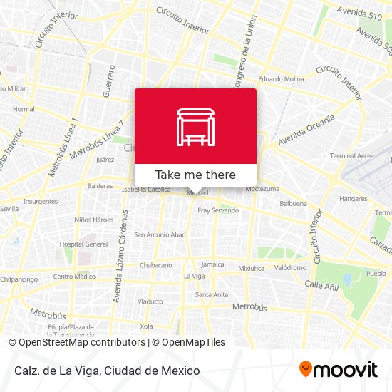 Calz. de La Viga map