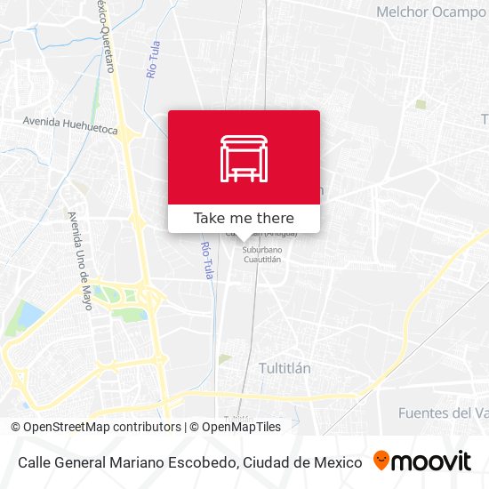 Calle General Mariano Escobedo map