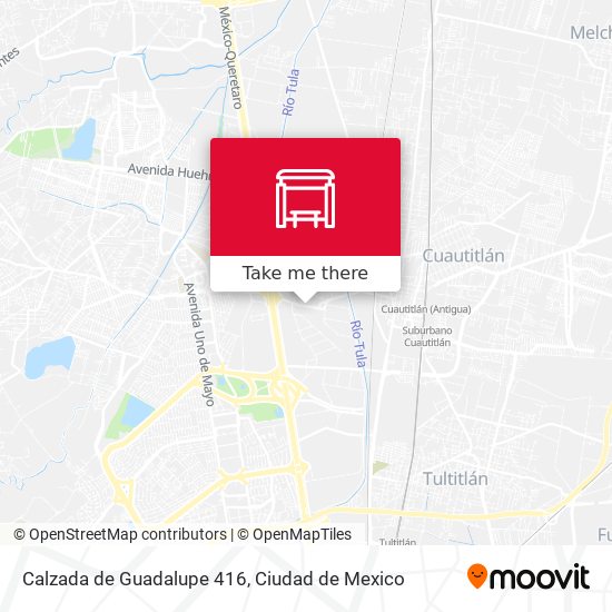 Mapa de Calzada de Guadalupe 416