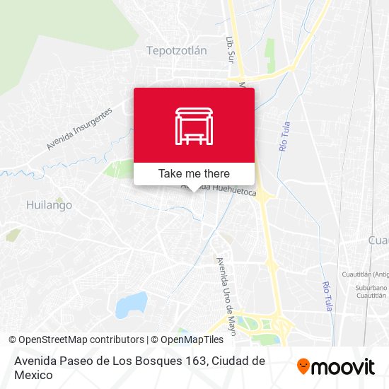 Mapa de Avenida Paseo de Los Bosques 163