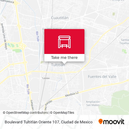 Boulevard Tultitlán Oriente 107 map
