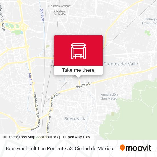 Mapa de Boulevard Tultitlán Poniente 53