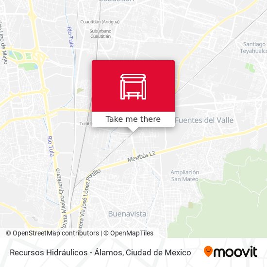 Recursos Hidráulicos - Álamos map