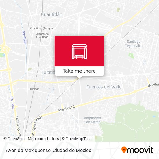 Avenida Mexiquense map