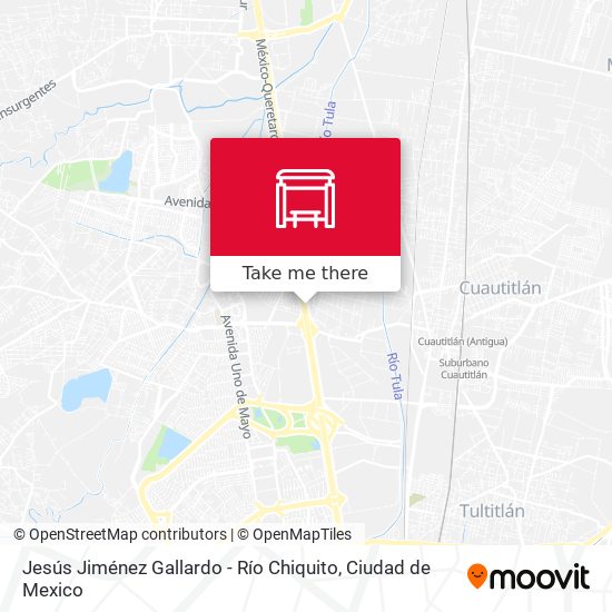 Jesús Jiménez Gallardo - Río Chiquito map