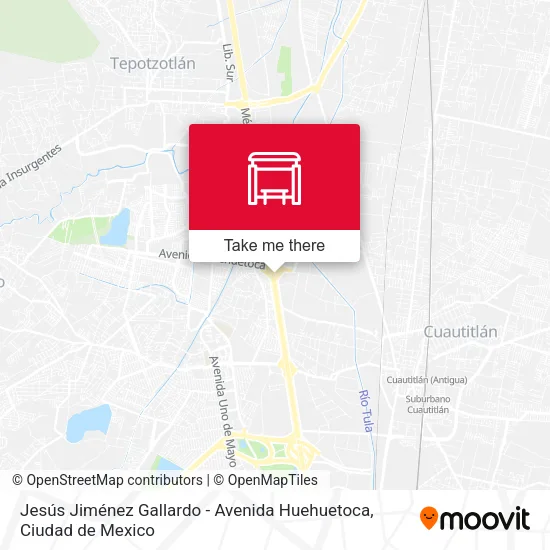 Jesús Jiménez Gallardo - Avenida Huehuetoca map