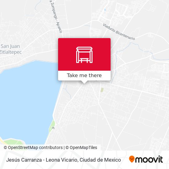 Mapa de Jesús Carranza - Leona Vicario