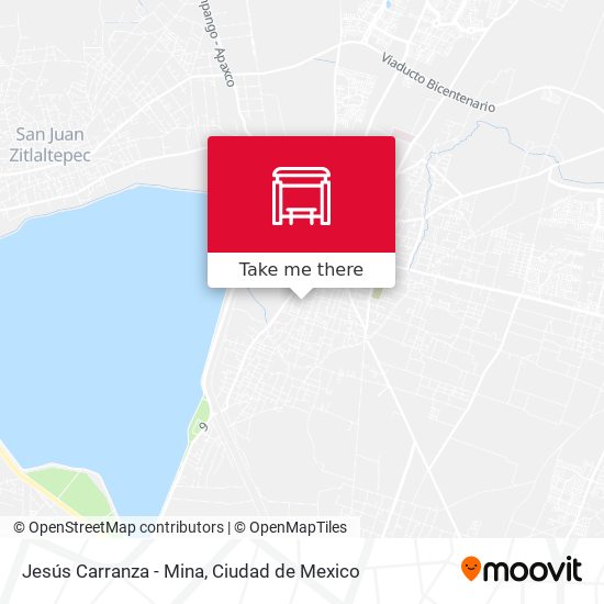 Mapa de Jesús Carranza - Mina