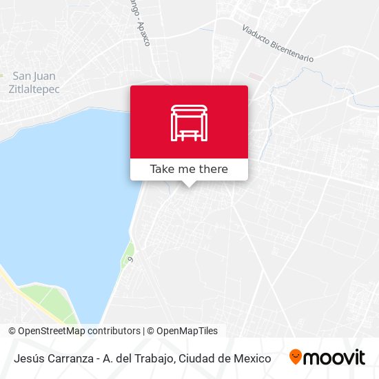 Jesús Carranza - A. del Trabajo map