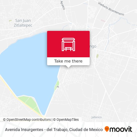 Avenida Insurgentes - del Trabajo map