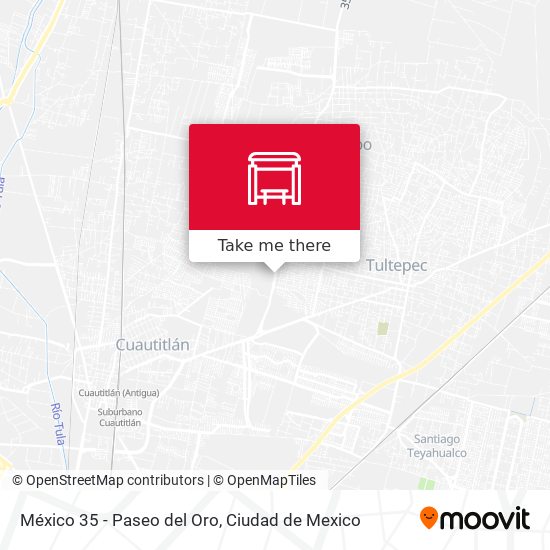 México 35 - Paseo del Oro map