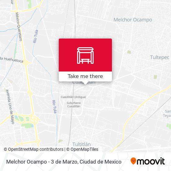 Mapa de Melchor Ocampo - 3 de Marzo