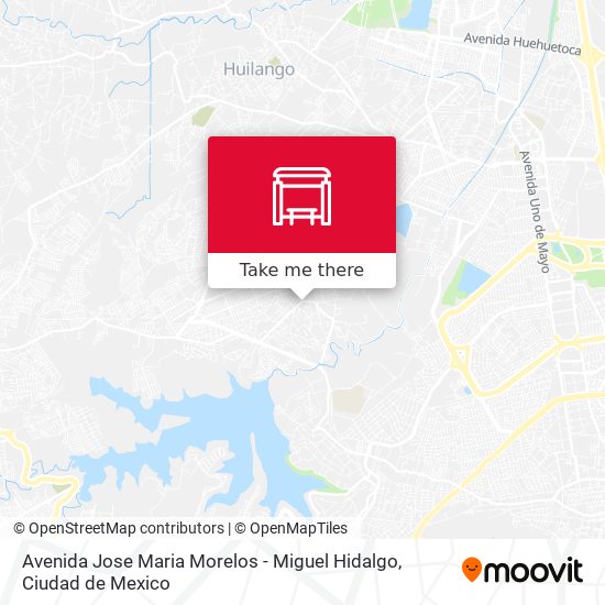 Avenida Jose Maria Morelos - Miguel Hidalgo map