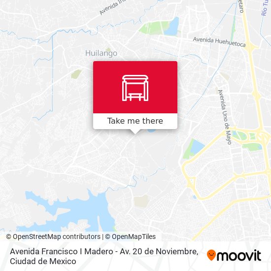 Avenida Francisco I Madero - Av. 20 de Noviembre map