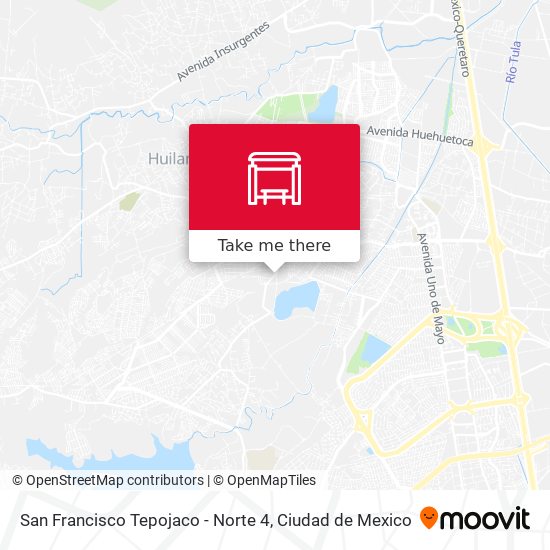 Mapa de San Francisco Tepojaco - Norte 4