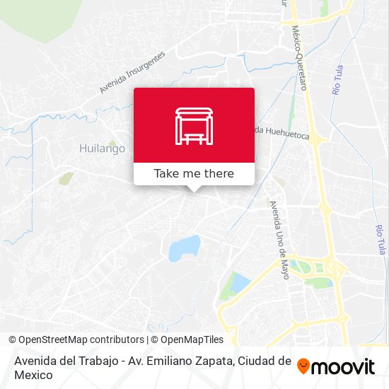 Mapa de Avenida del Trabajo - Av. Emiliano Zapata