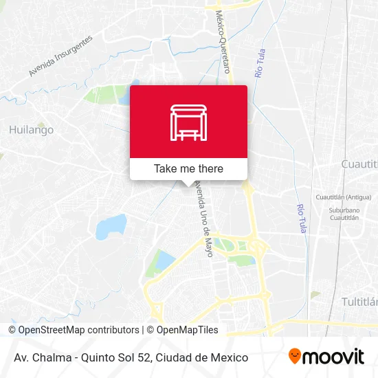 Av. Chalma - Quinto Sol 52 map